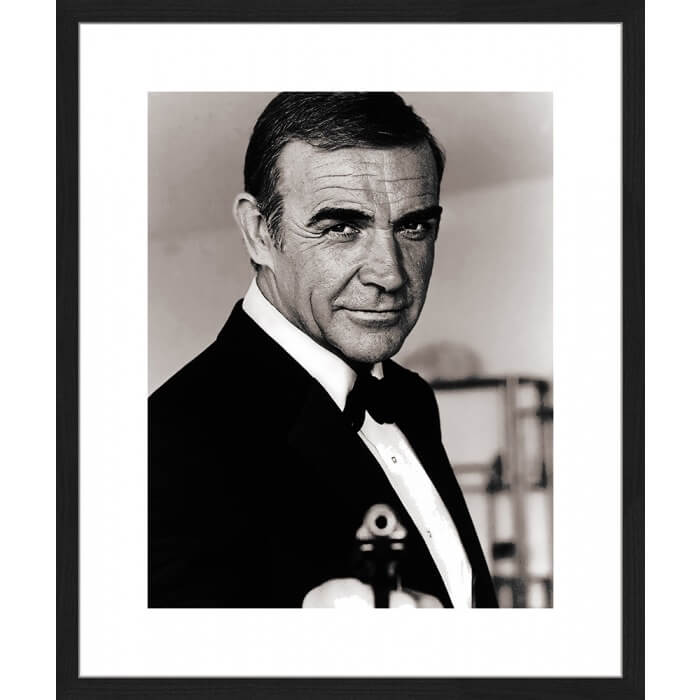 Wandbild Sean Connery 007 50x60cm