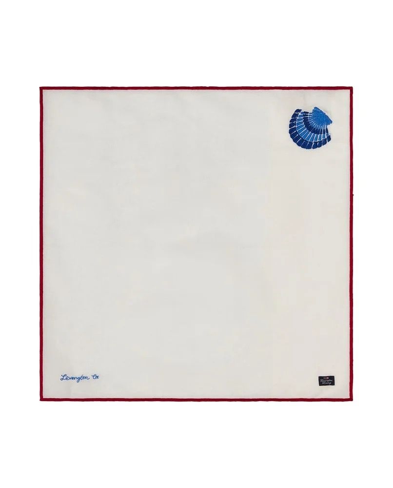 Lexington Leinen Stoffserviette Muschelmotiv