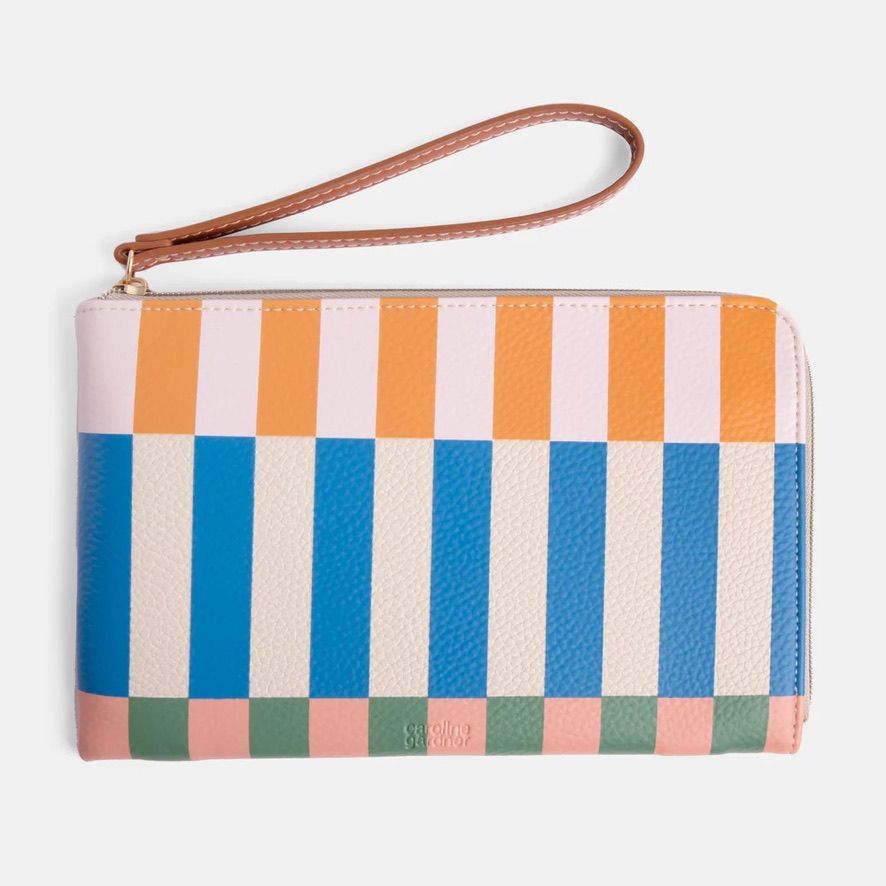 Caroline Gardner Clutch Streifen Design