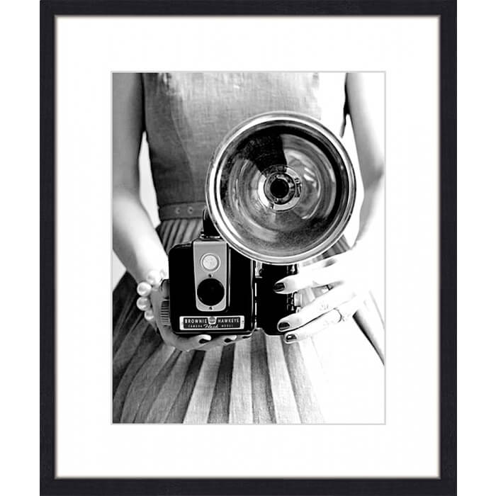 Wandbild Smile to the camera