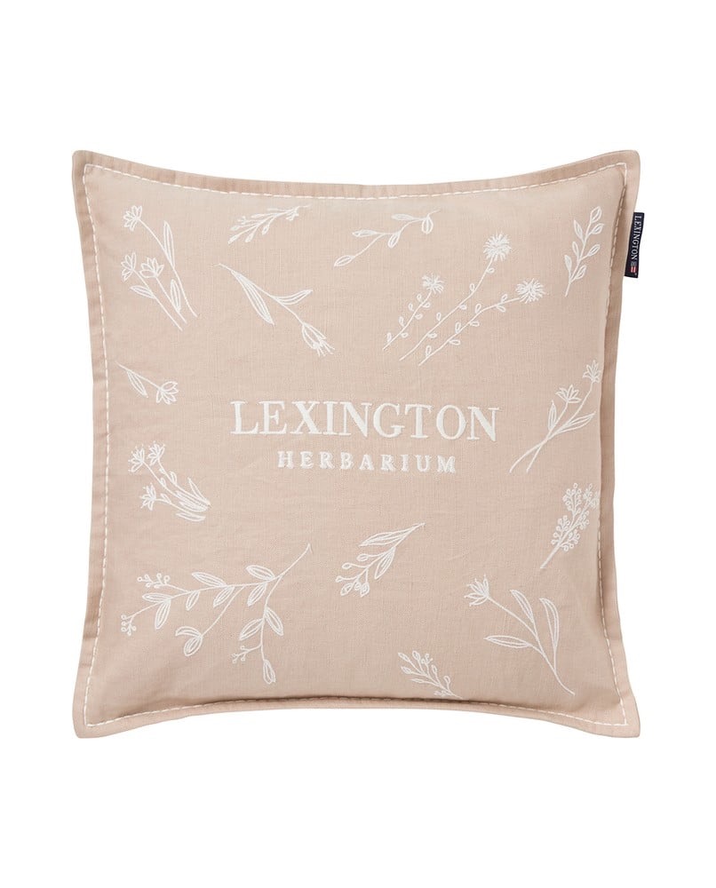 Lexington Kissenbezug Leinenmischung beige gemustert 50x50cm