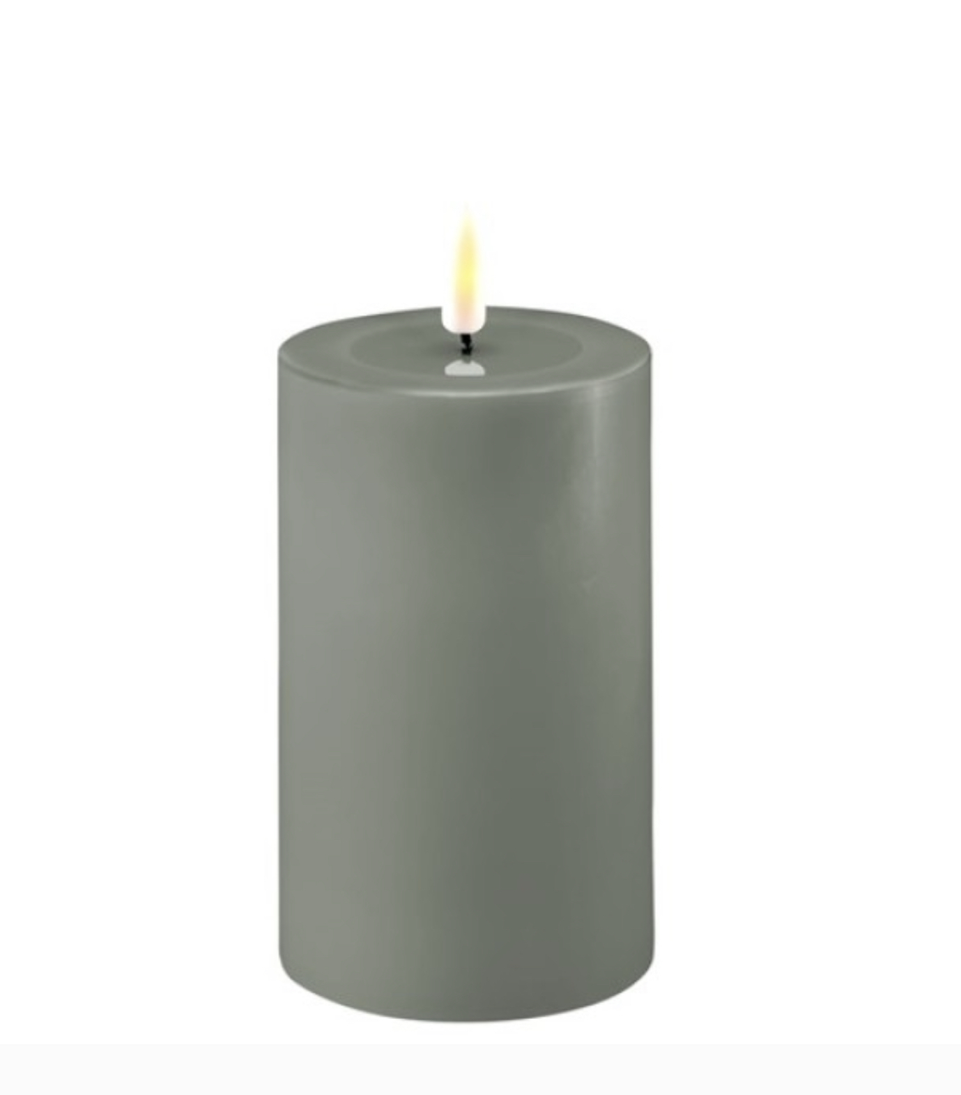 Deluxe Homeart LED Stumpenkerze alle Farben 7,5x12,5cm