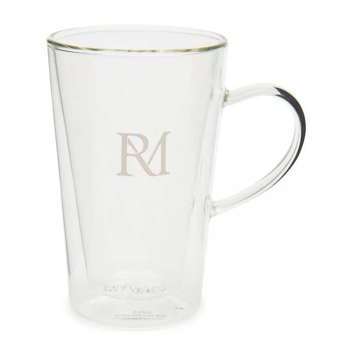 RIviera Maison Glas Monogram doppelwandig 340 ml