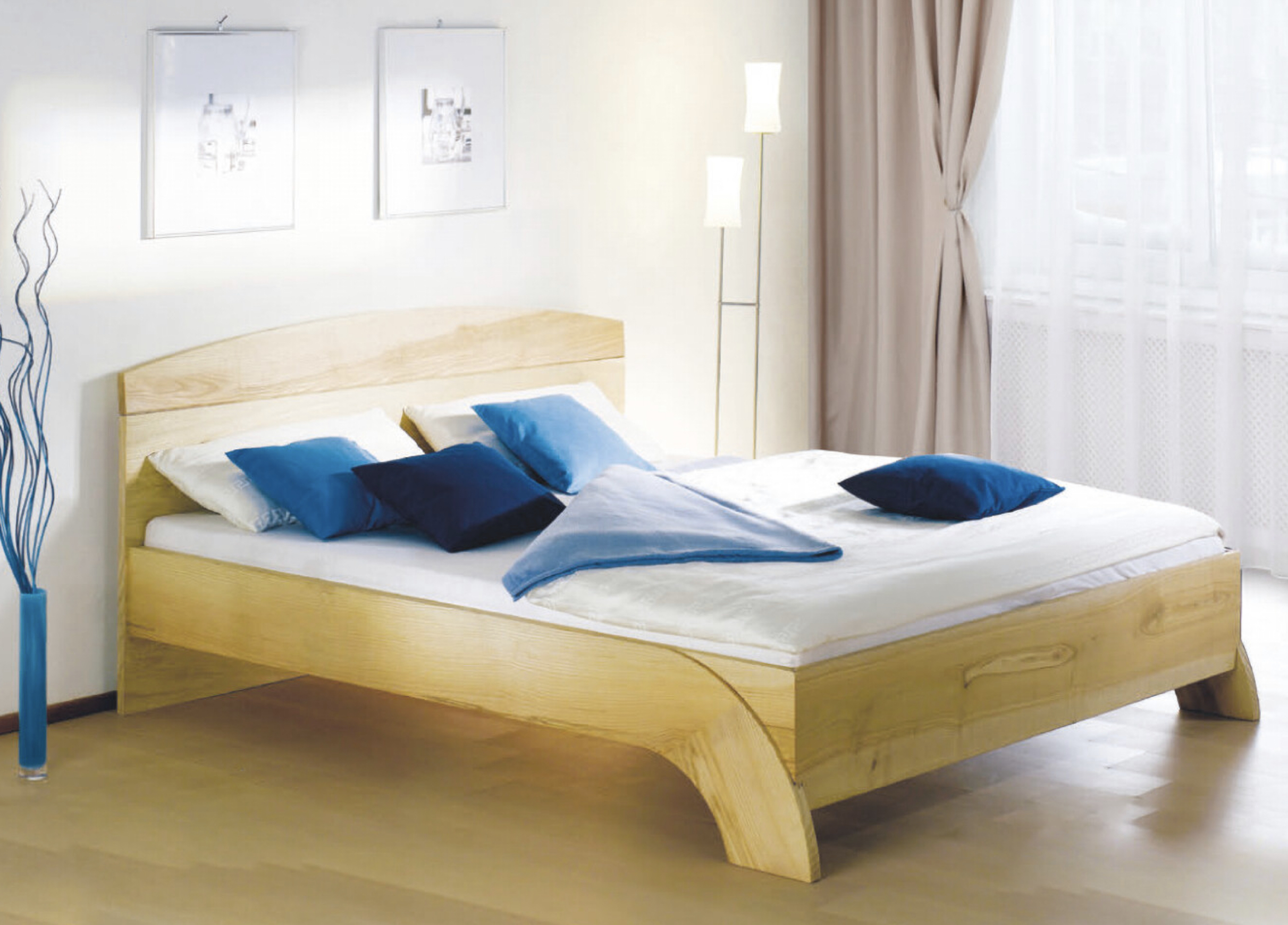 Relax Massivholzbett Swing