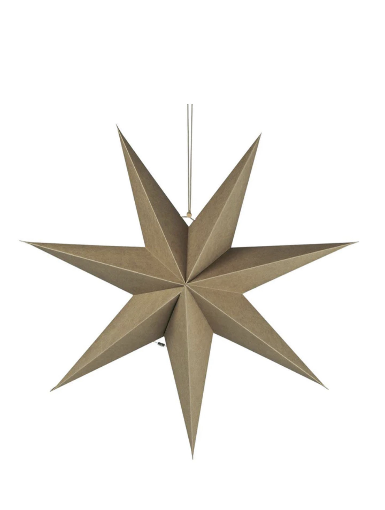 Ib Laursen Papier Stern natur 60cm