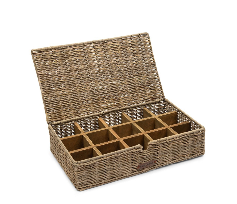Riviera Maison Rustic Rattan Box Tea Time