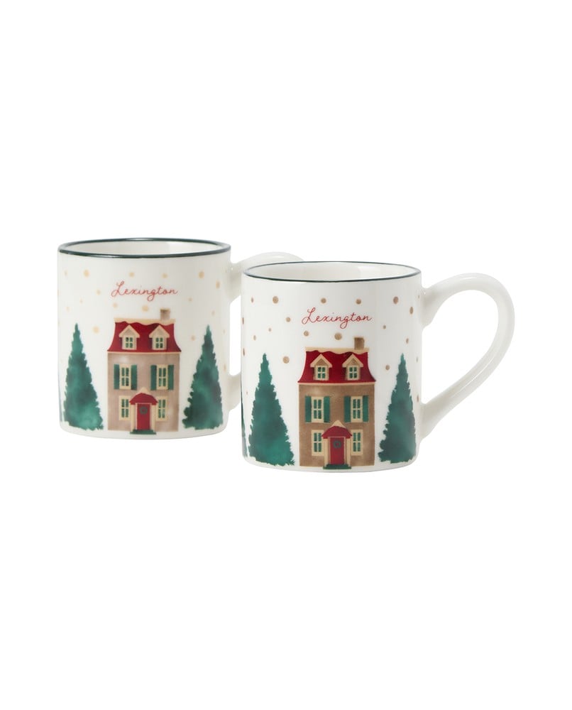 Lexington Holiday Espresso Tassen Haus 2er Set