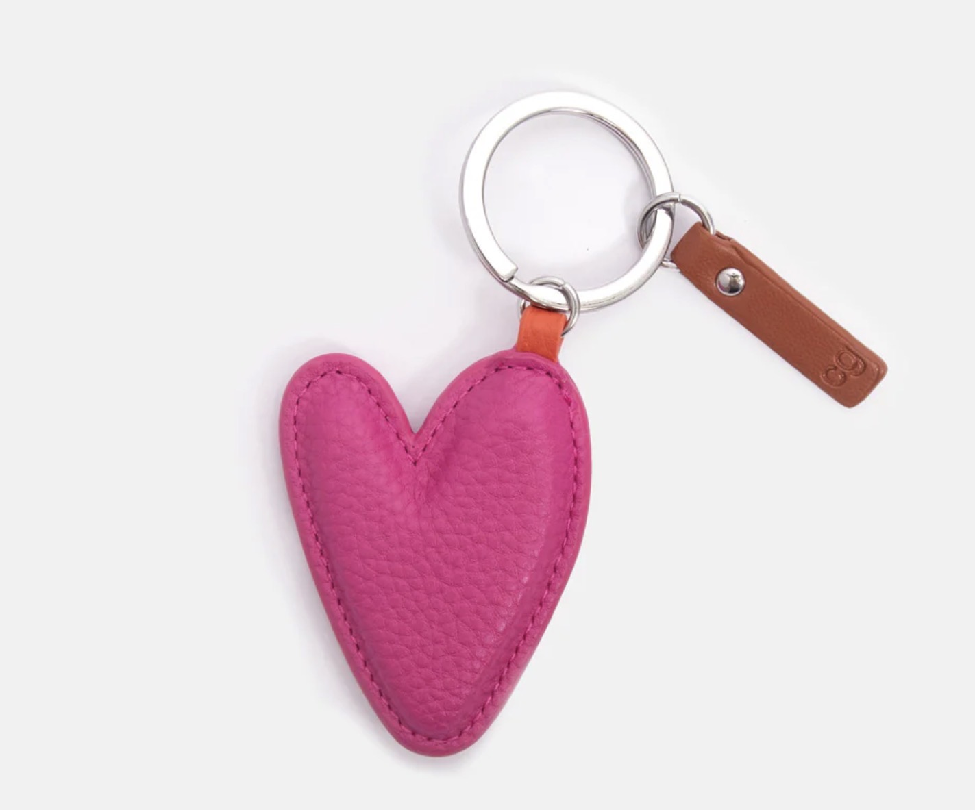 Caroline Gardner Schlüsselanhänger Herz pink