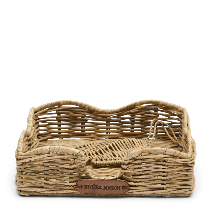 Riviera Maison Rustic Rattan Serviettenhalter Fisch
