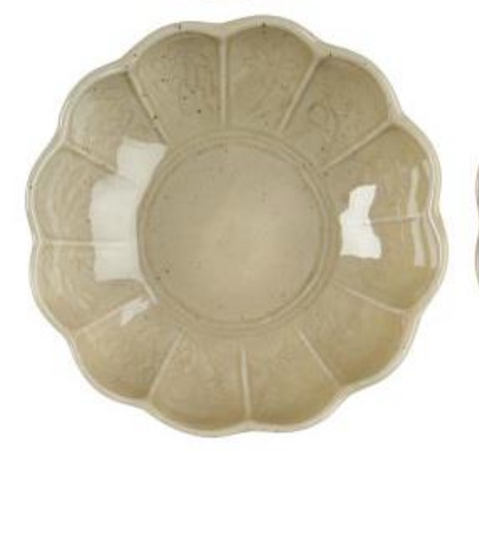 Ib Laursen Schale Blumen beige