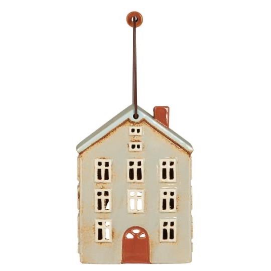 Ib Laursen Lichthaus Nyhavn braune Tür mit Holzgriff