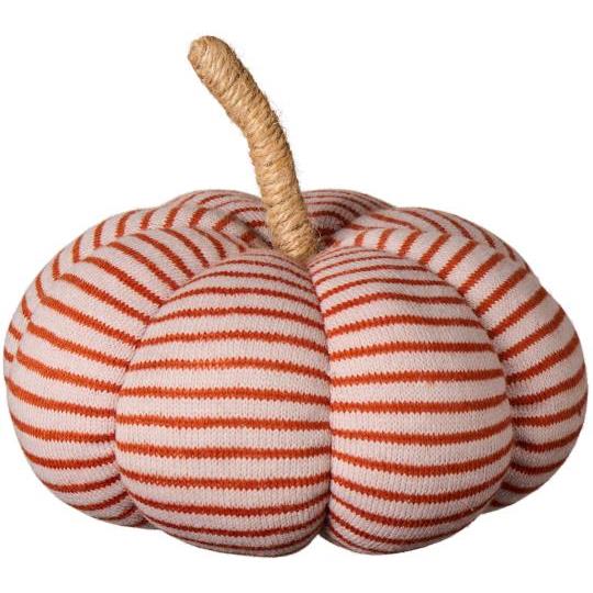 Ib Laursen Deko Kürbis gestreift groß