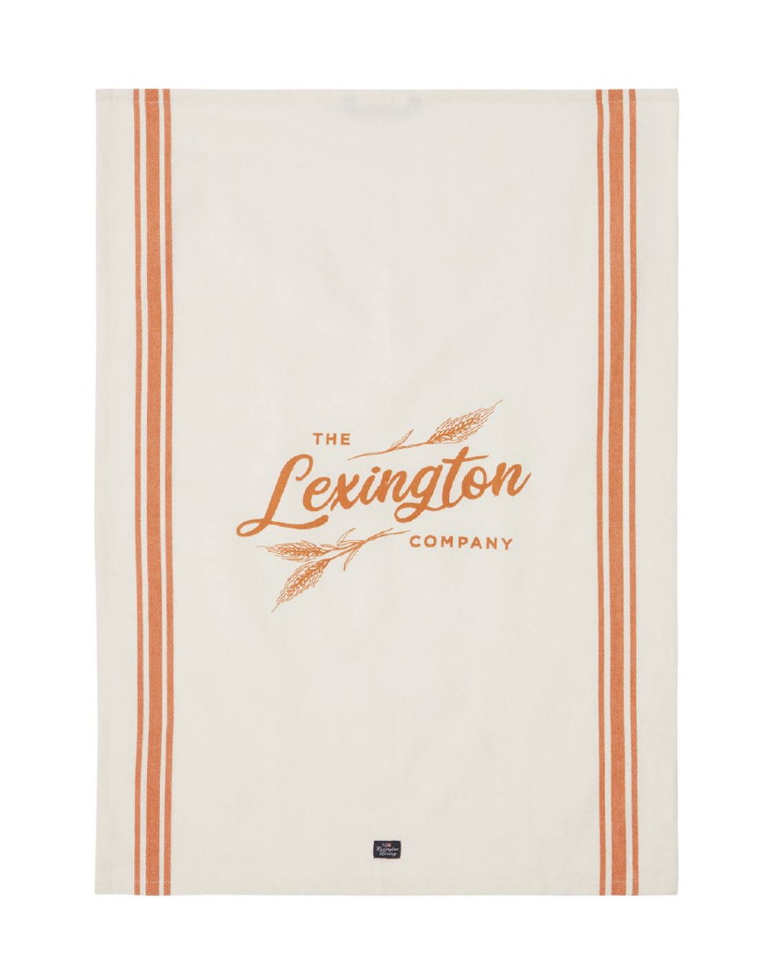 Lexington Geschirrtuch Getreide weiß/orange