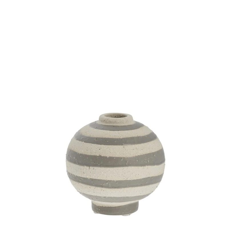 Lene Bjerre Vase Aniella H11 cm grau