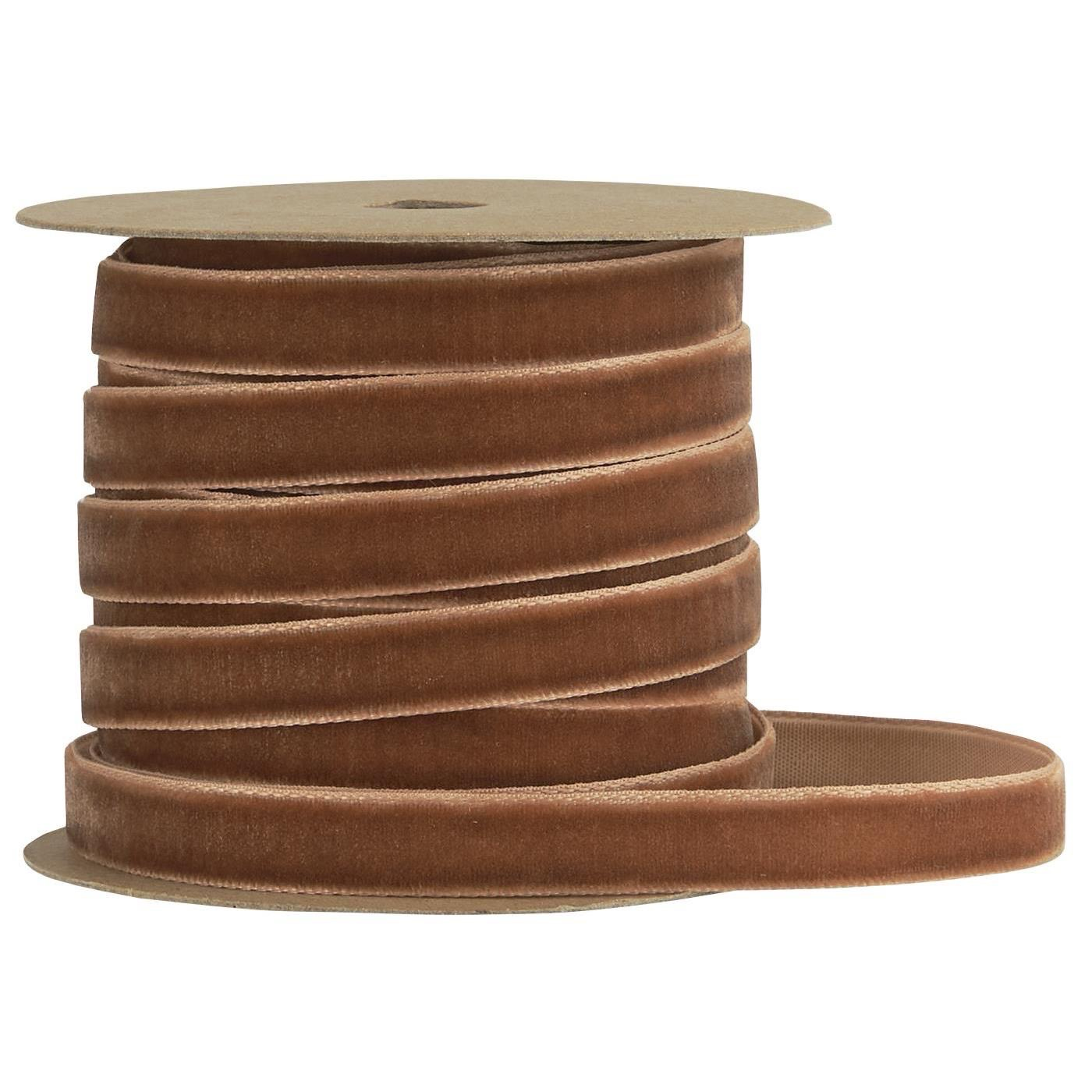 Ib Laursen Veloursband auf Spule 10m rost