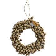 Ib Laursen Kranz mit Holzperlen grün Durchmesser 10 cm