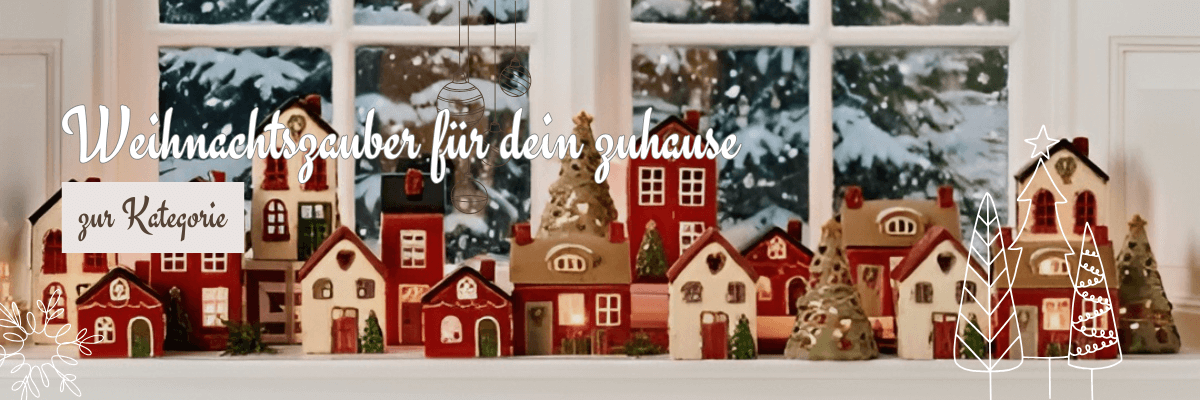 Banner: Weihnachtszauber – Entdecken Sie unsere festliche Weihnachtskollektion