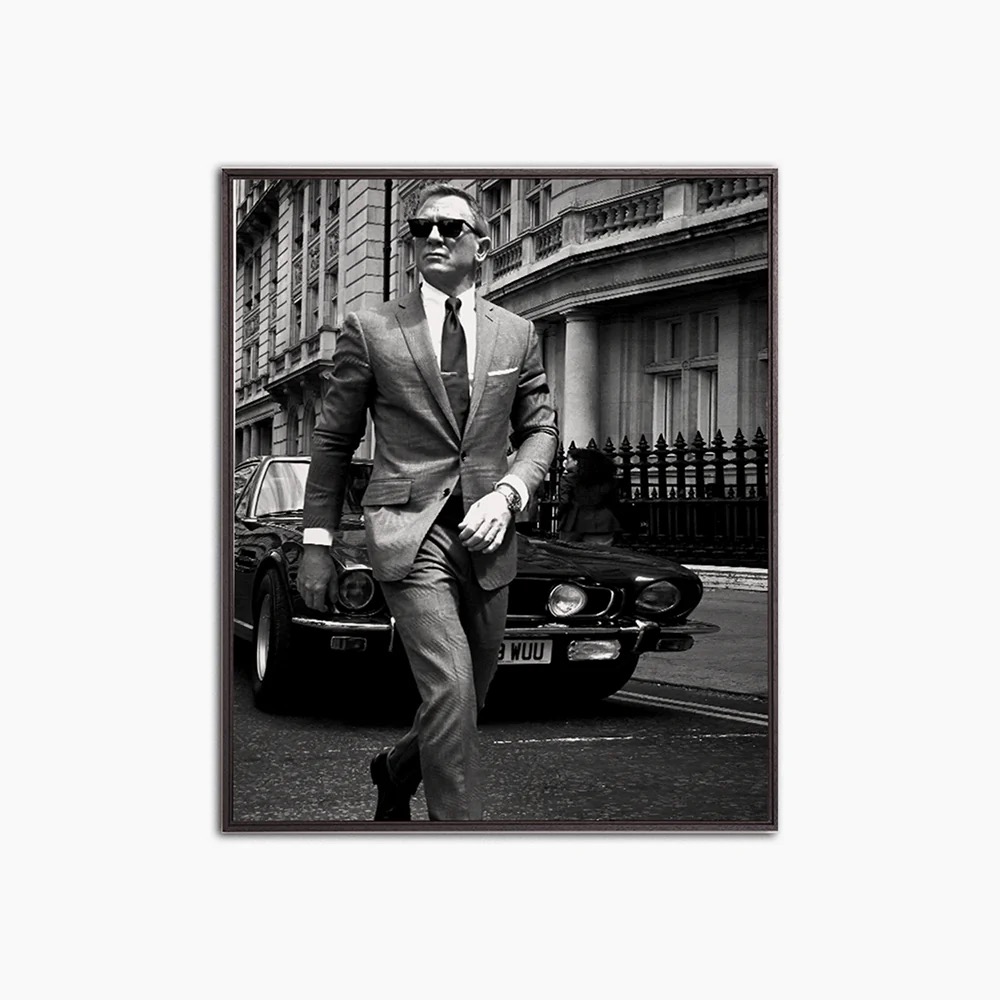 Any Image Wandbild Daniel Craig 007 50 x 60 cm