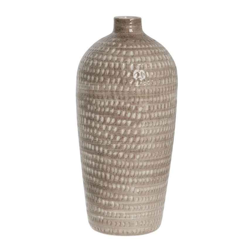 Lene Bjerre Vase Cassandra beige H 35cm