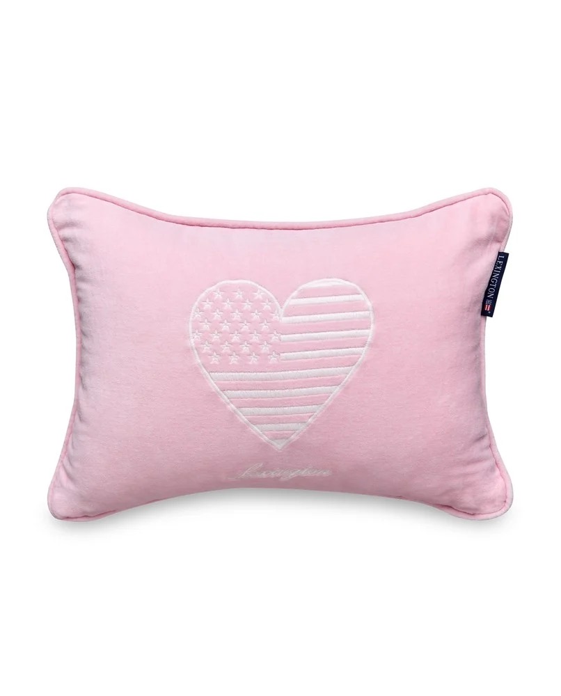 Lexington Kissen Signature heart rosa 30 x 40 cm