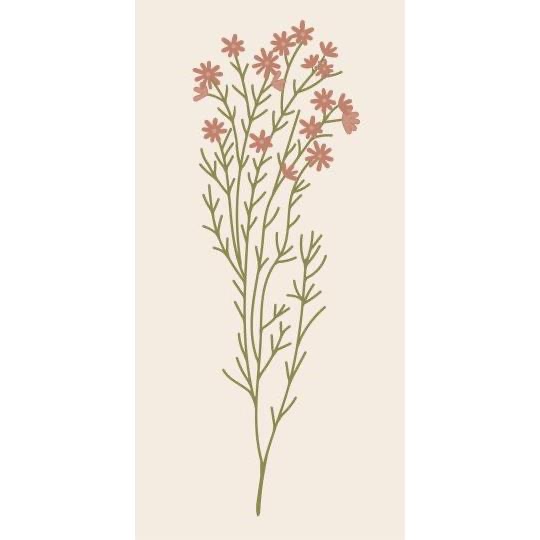 Ib Laursen Servietten rosa Blumen