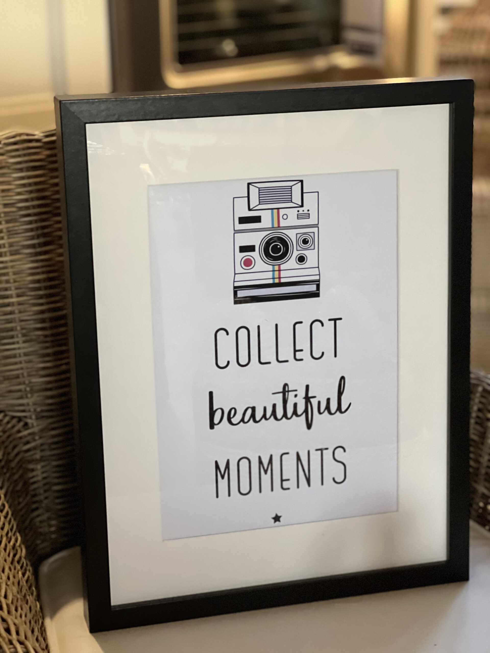 Kunstdruck gerahmt Collect beautiful moments 30x40cm