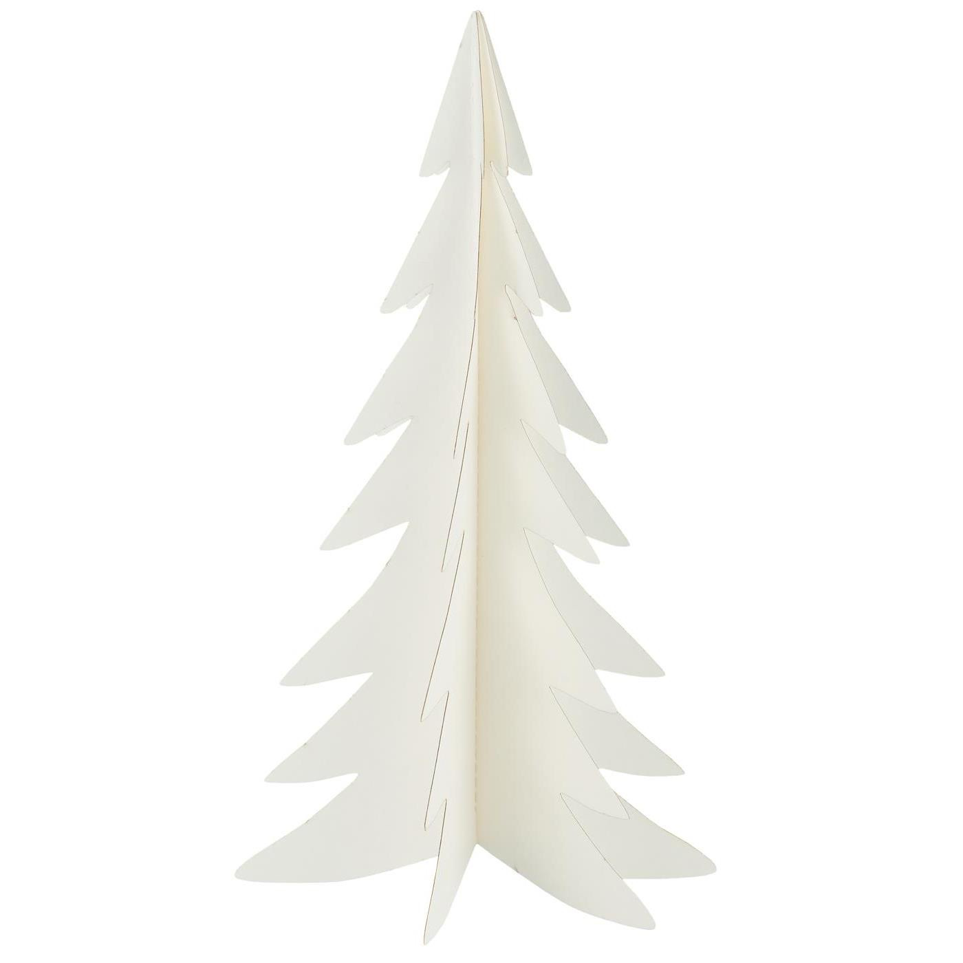 Ib Laursen Scherenschnitt Tannenbaum stehend weiß M