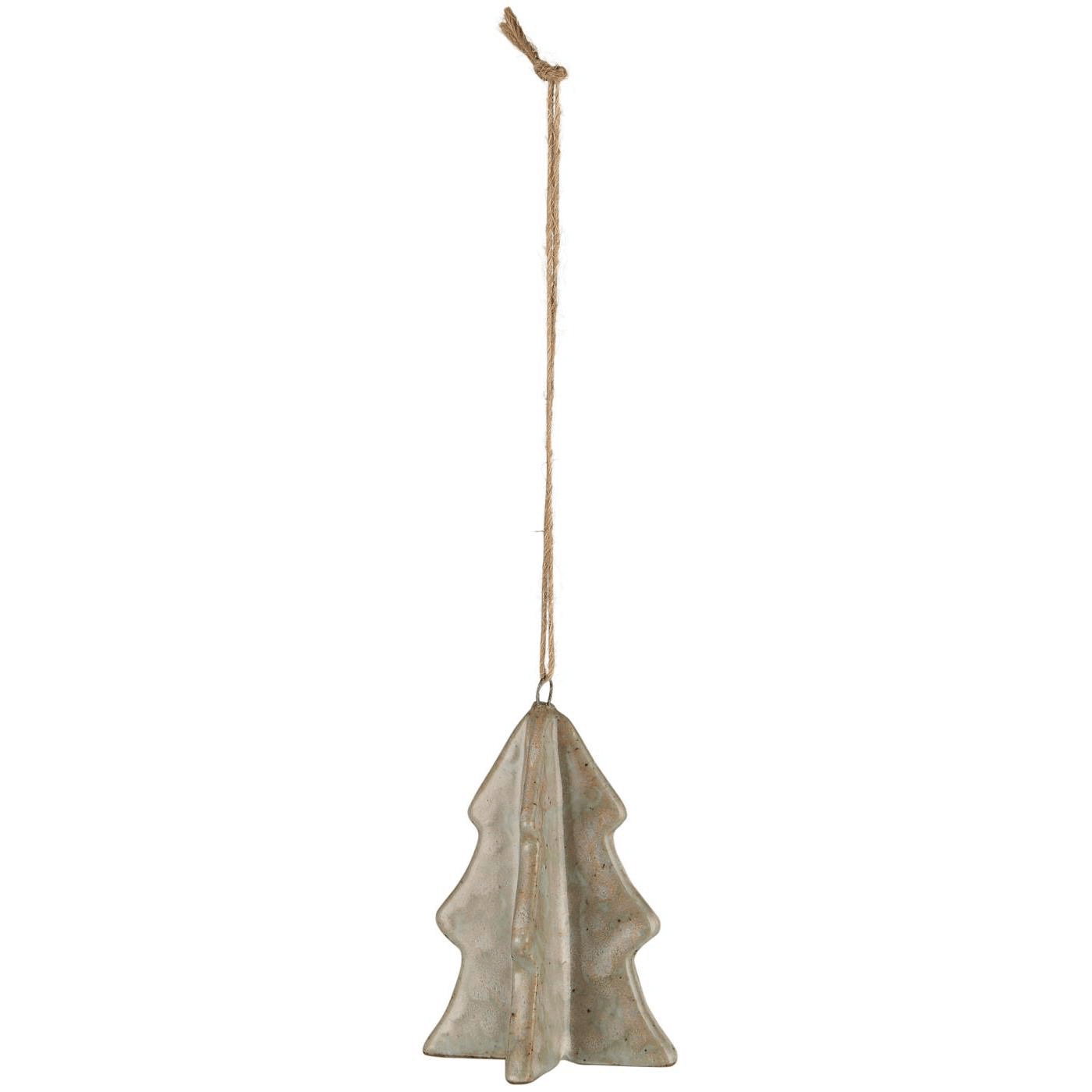 Ib Laursen Anhänger Tannenbaum Natur grün meliert