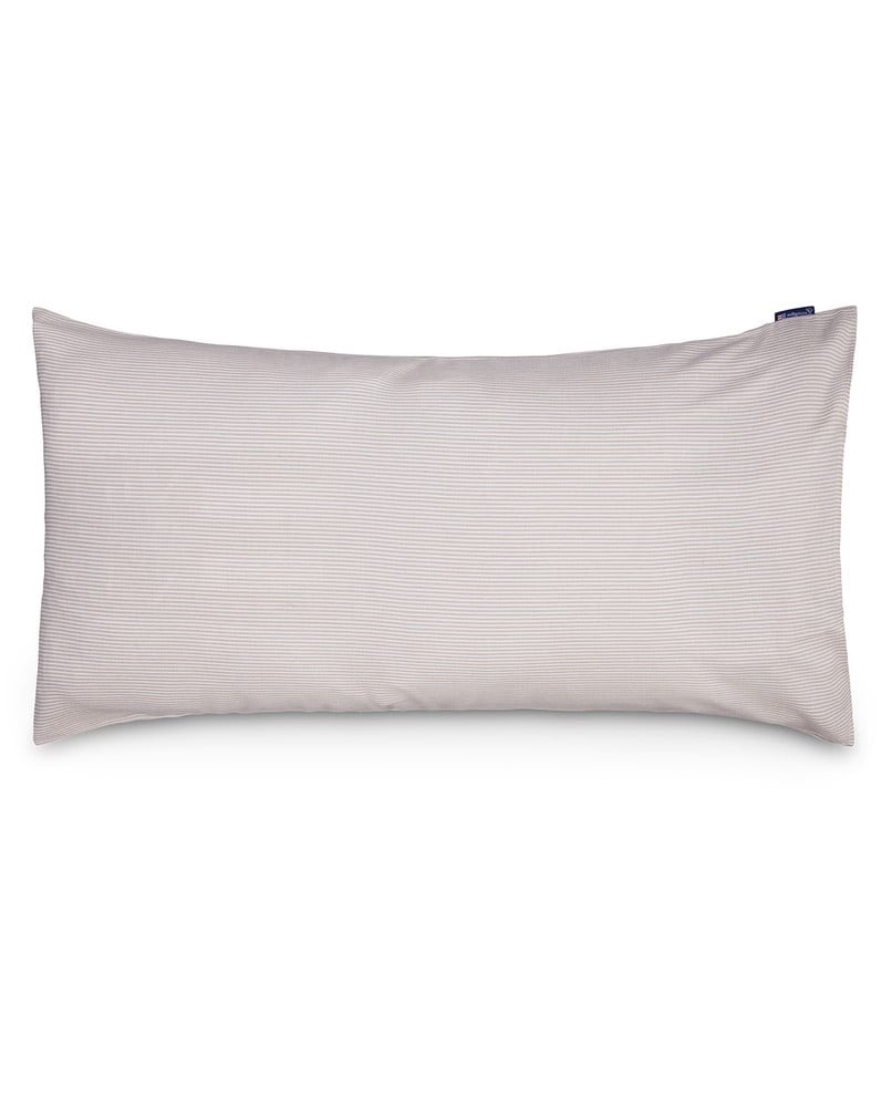 Lexington Lyocell - Flanell Kissenbezug beige / weiss gestreift 40 x 80 cm