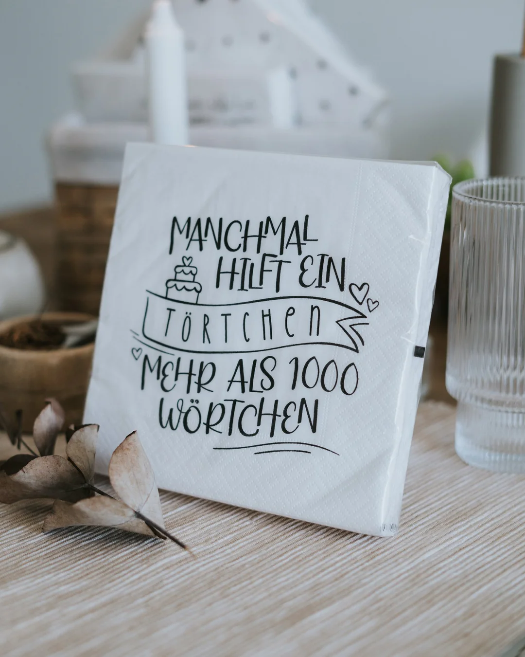 Heldenglück Servietten 1000 Wörtchen