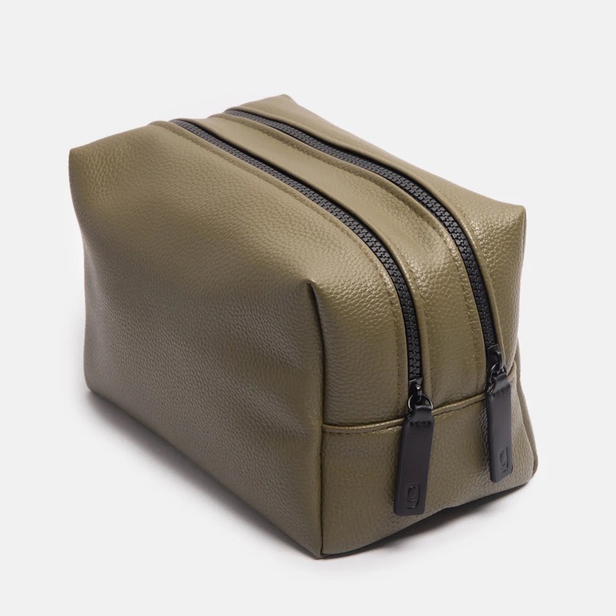 Caroline Gardner Reise Kulturbeutel olivegrün