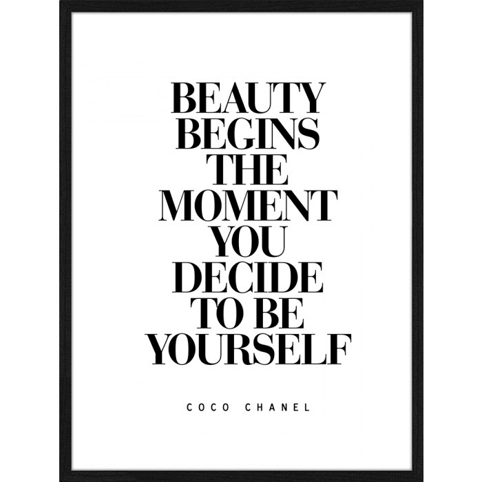 Wandbild Beauty by Coco 30x40cm
