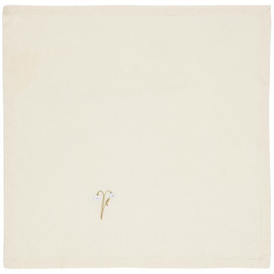 Ib Laursen Stoffserviette Flora mit Maiglöckchen