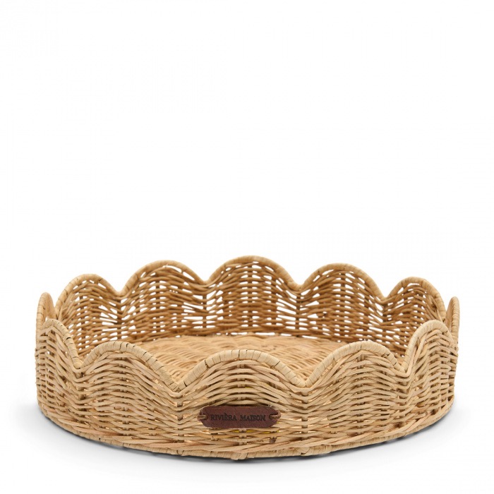 Riviera Maison Rustic Rattan Tablett Blume