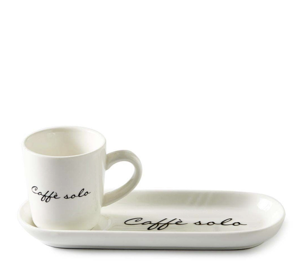 Riviera Maison Tasse Caffè Solo mit Teller