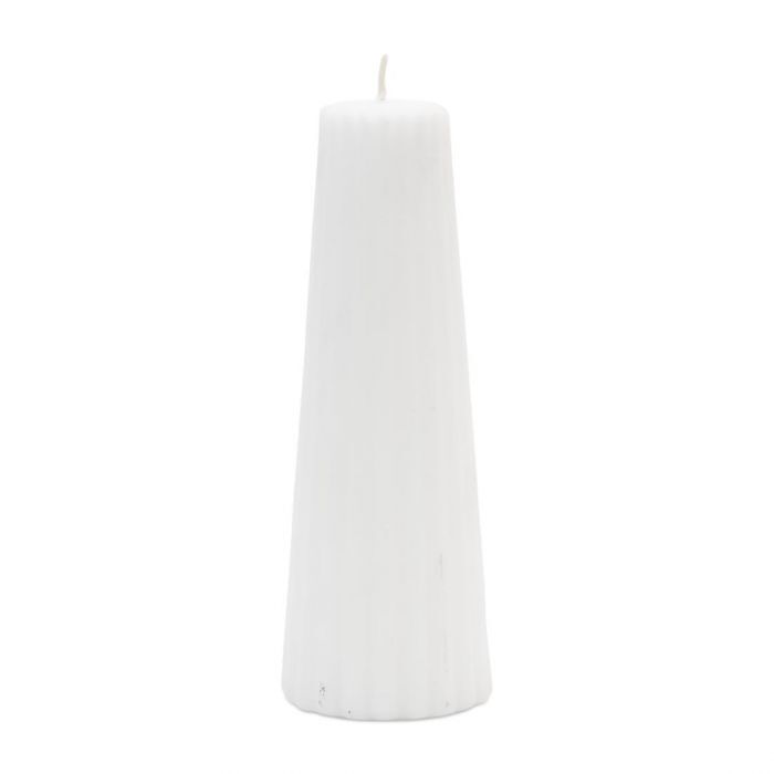 Riviera Maison Kerze Cone Ridged off-weiss 7x20 cm