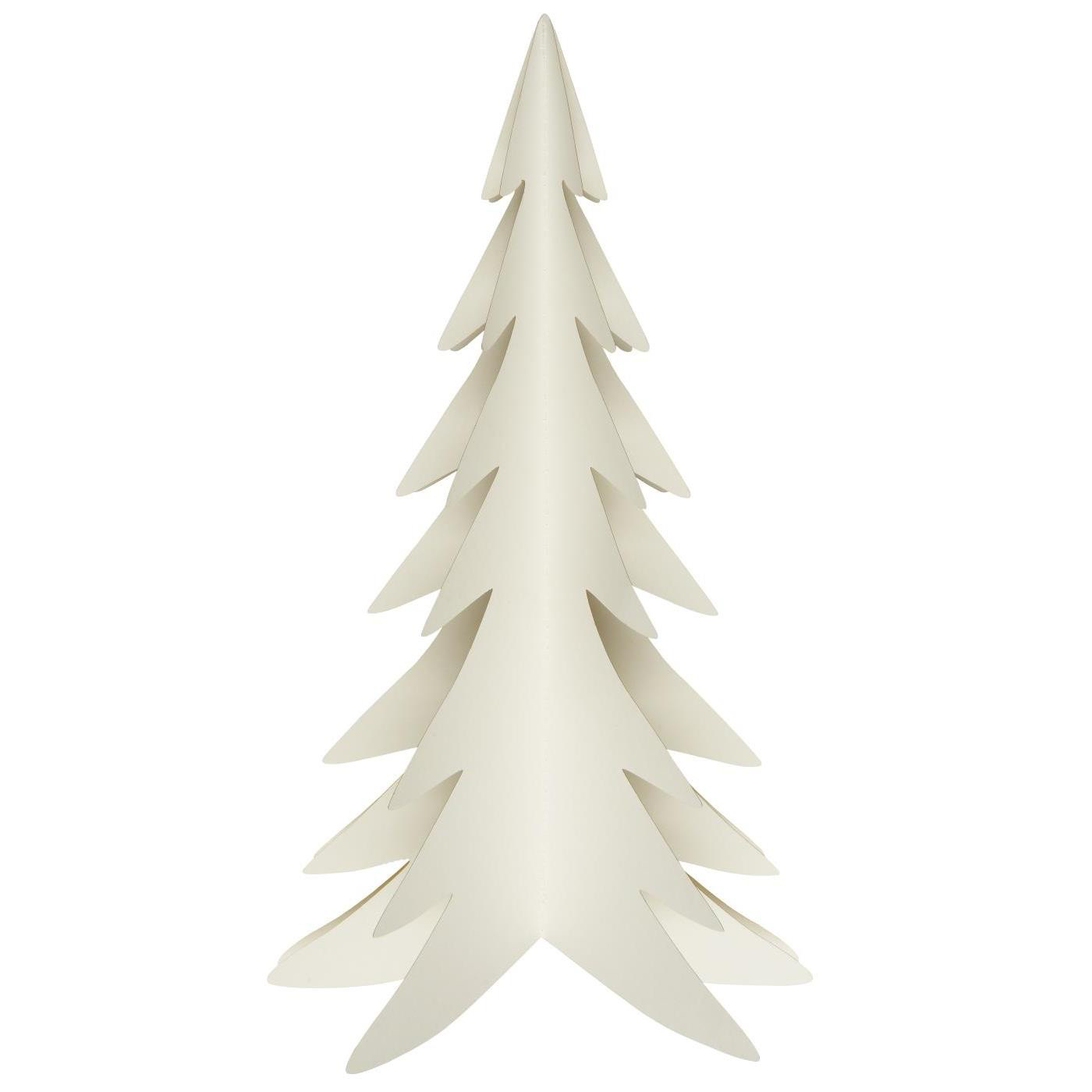 Ib Laursen Scherenschnitt Tannenbaum weiß XL