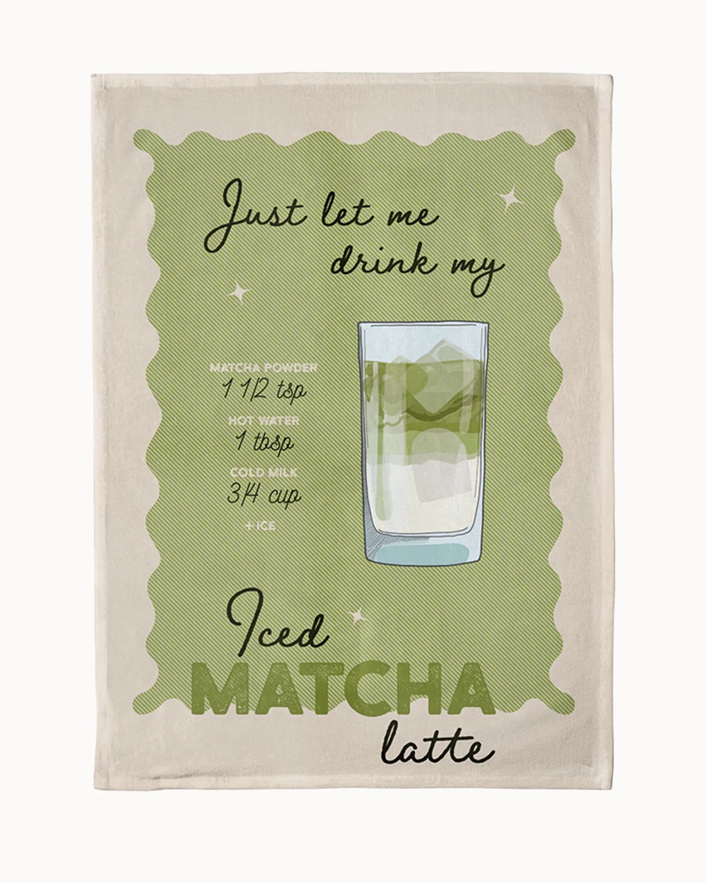 chic.mic Geschirrtuch Iced Matcha