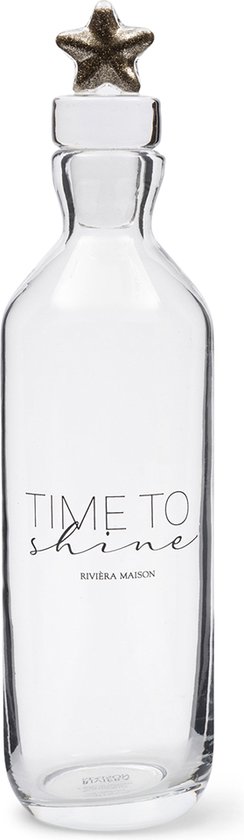 Riviera Maison Time to Shine Glasflasche