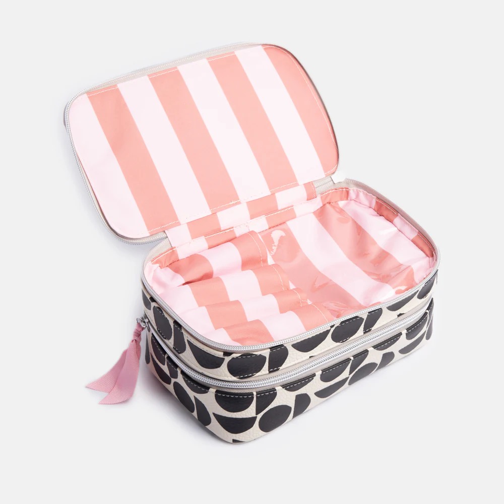 Caroline Gardner Kosmetiktasche Geo Muster