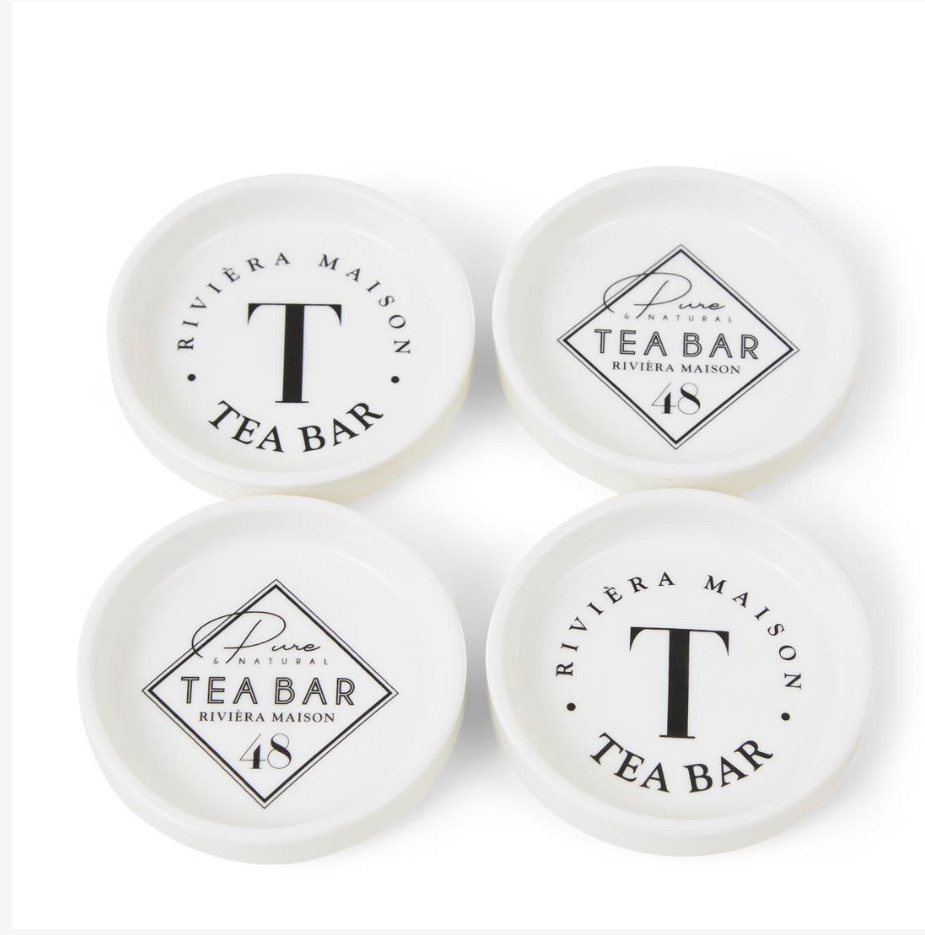 Riviera Maison Teebeutelhalter Tea Bar 4er Set